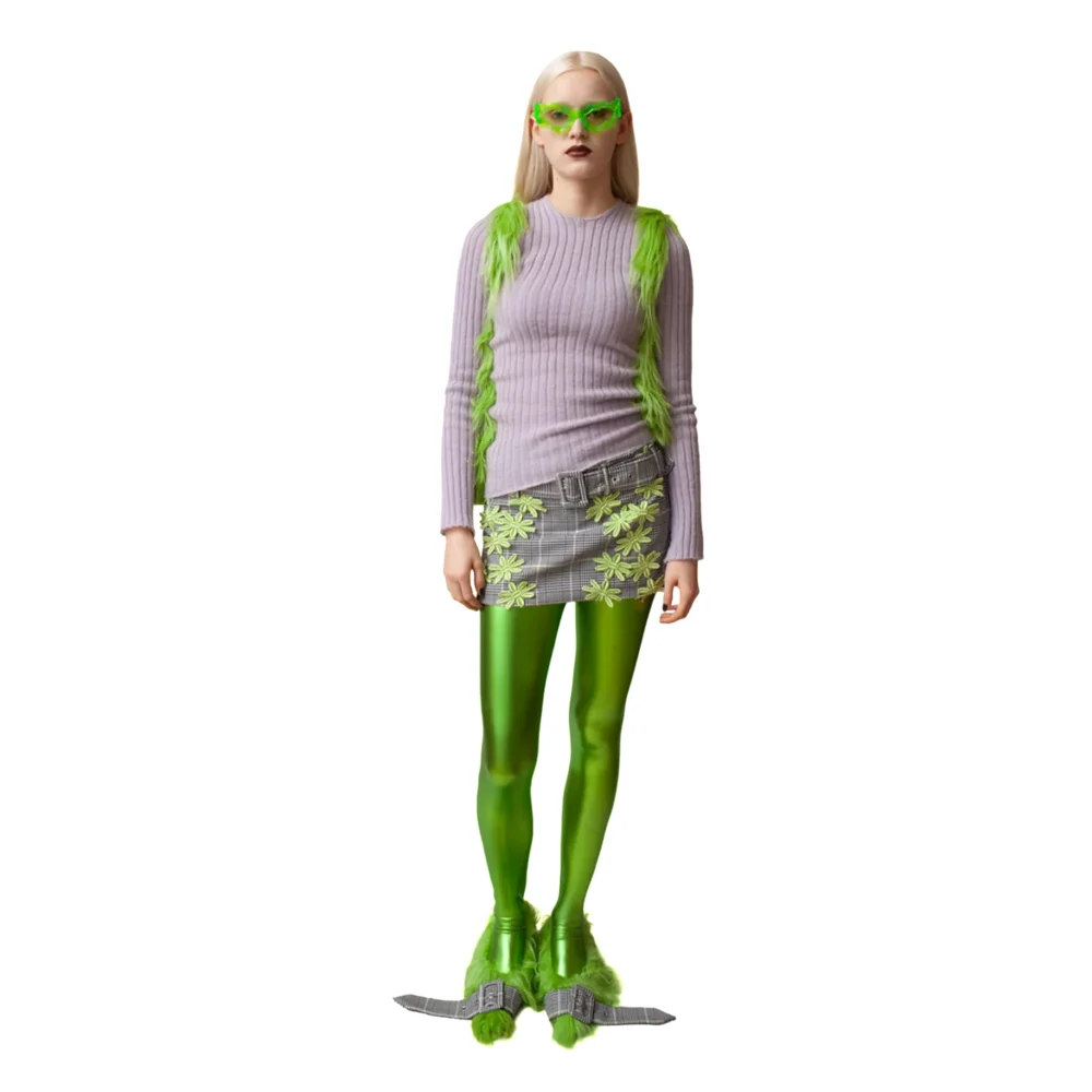 Green Spike Sunglasses