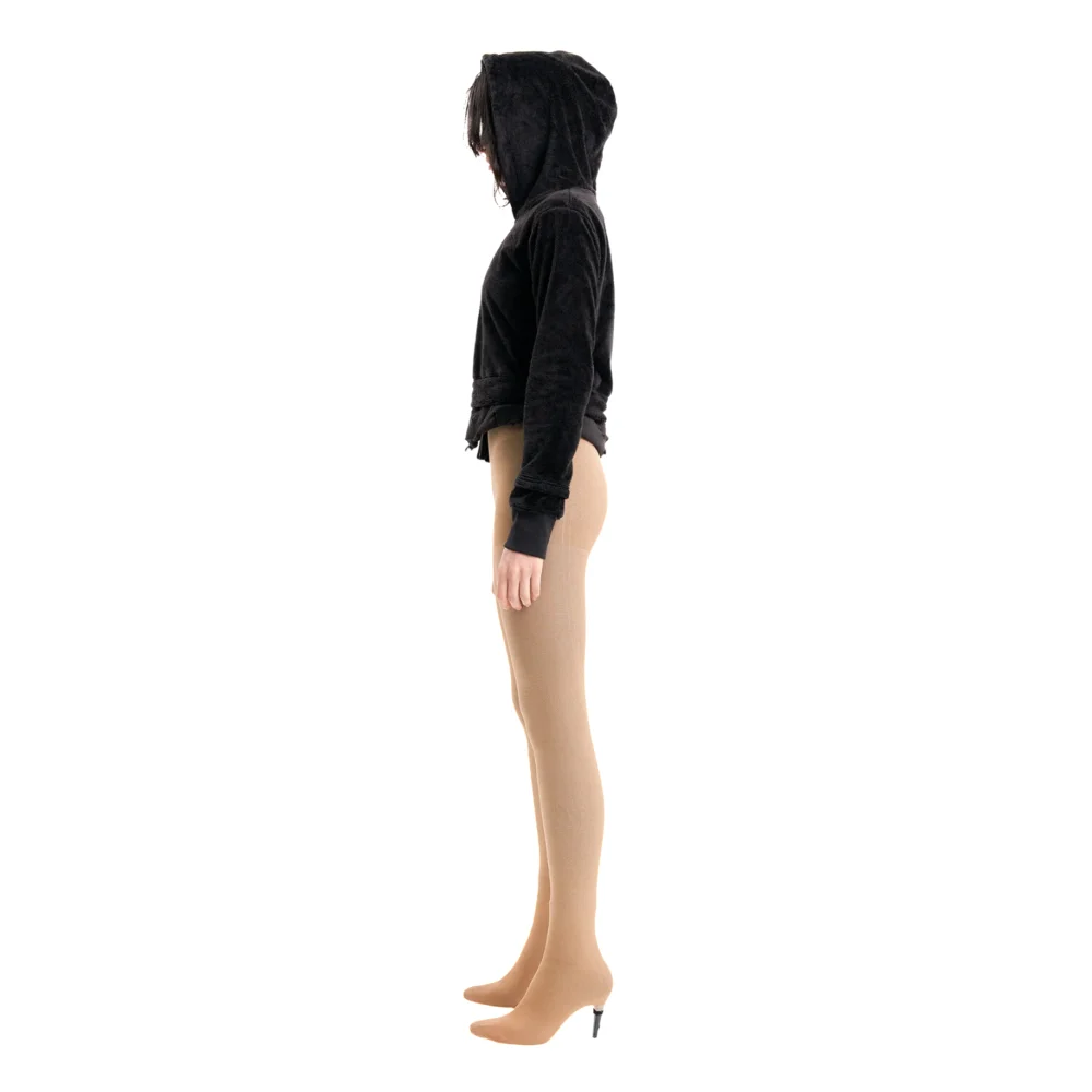 (Emma) Strange Hoodie in Black - 2