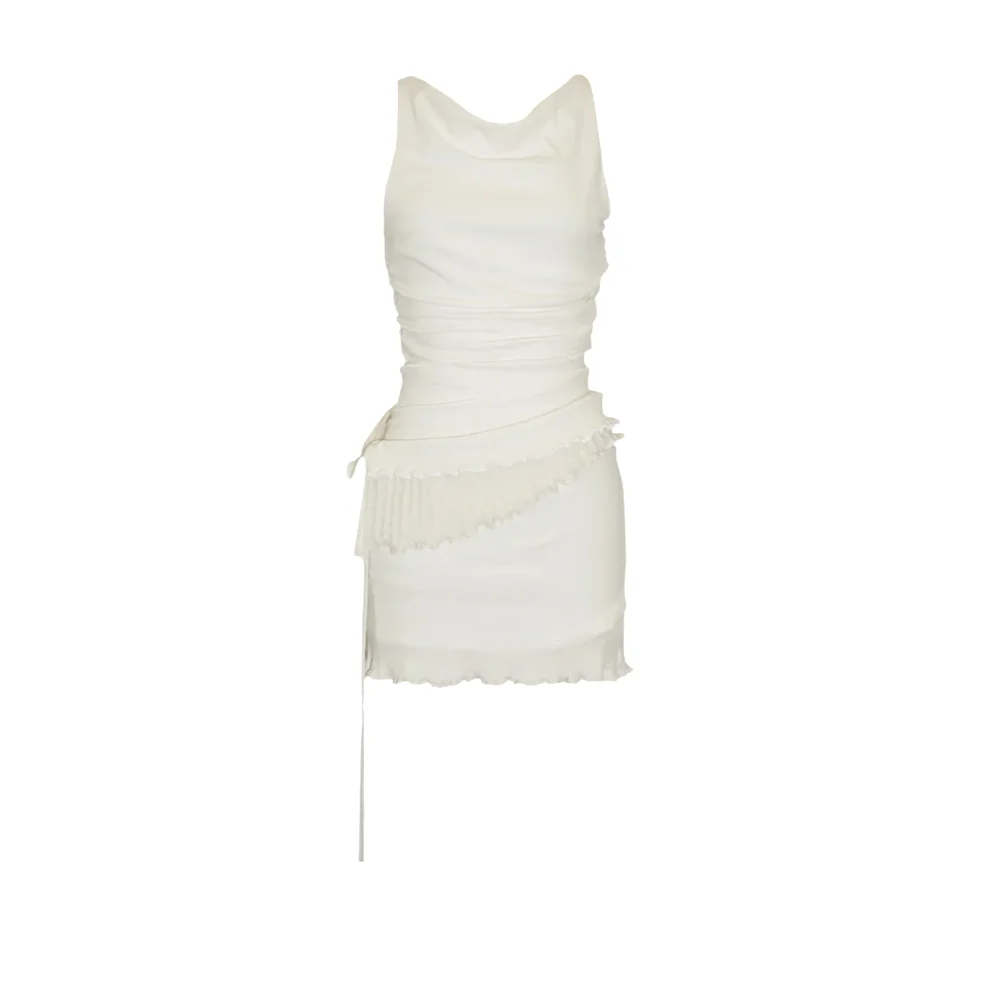 Shouffle Tie Belt Dress - 3