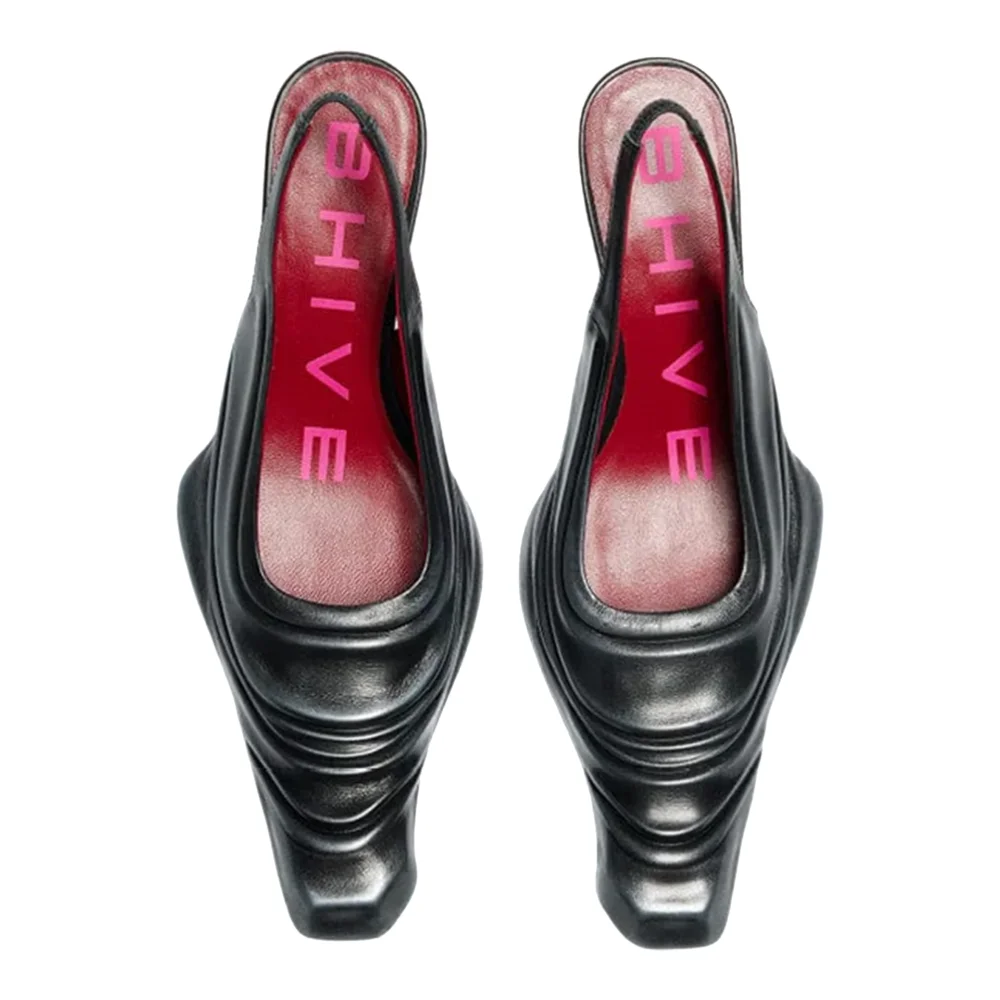 Slingback Mules in Office Lady