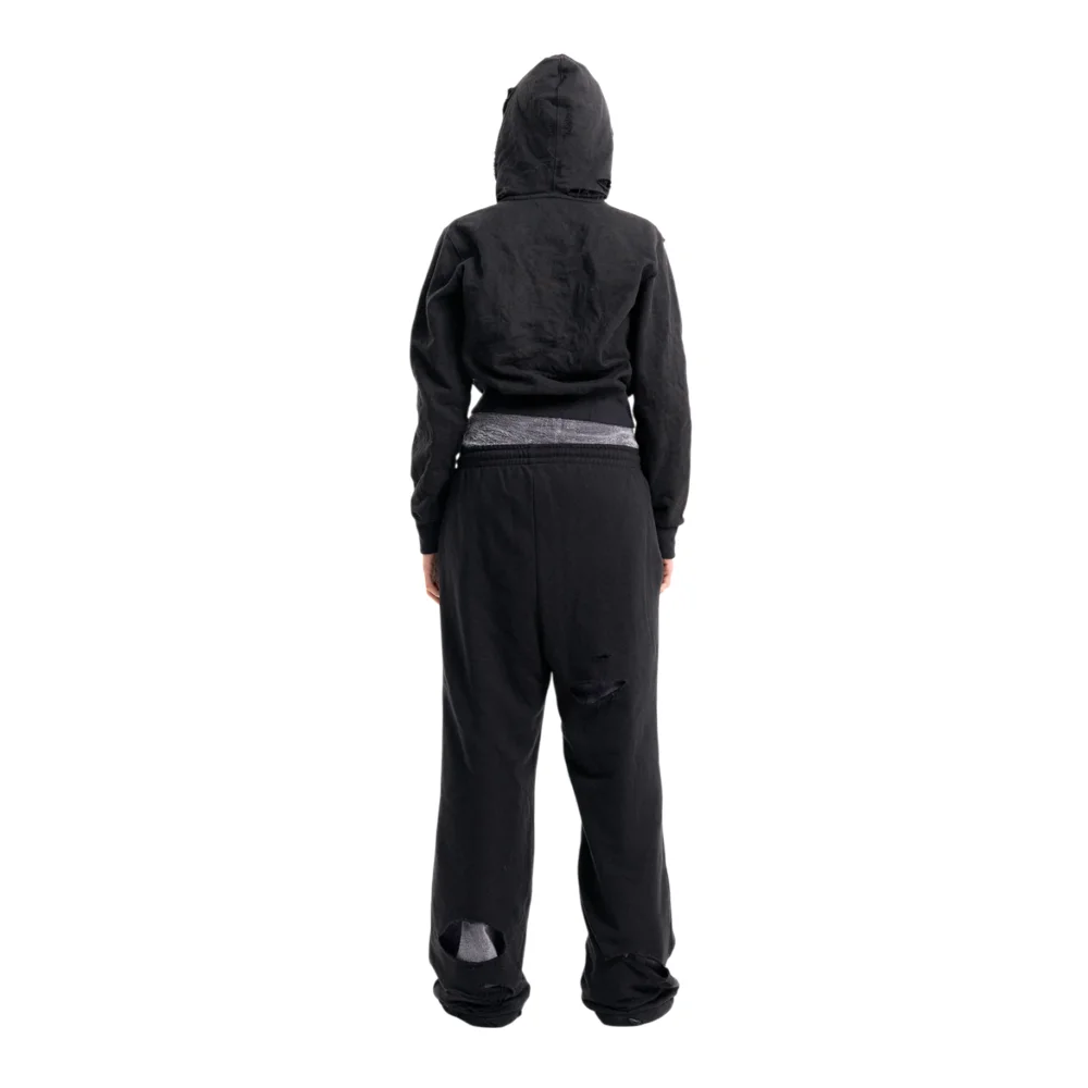 (Emma) Bad Hooded Zip in Black - 3