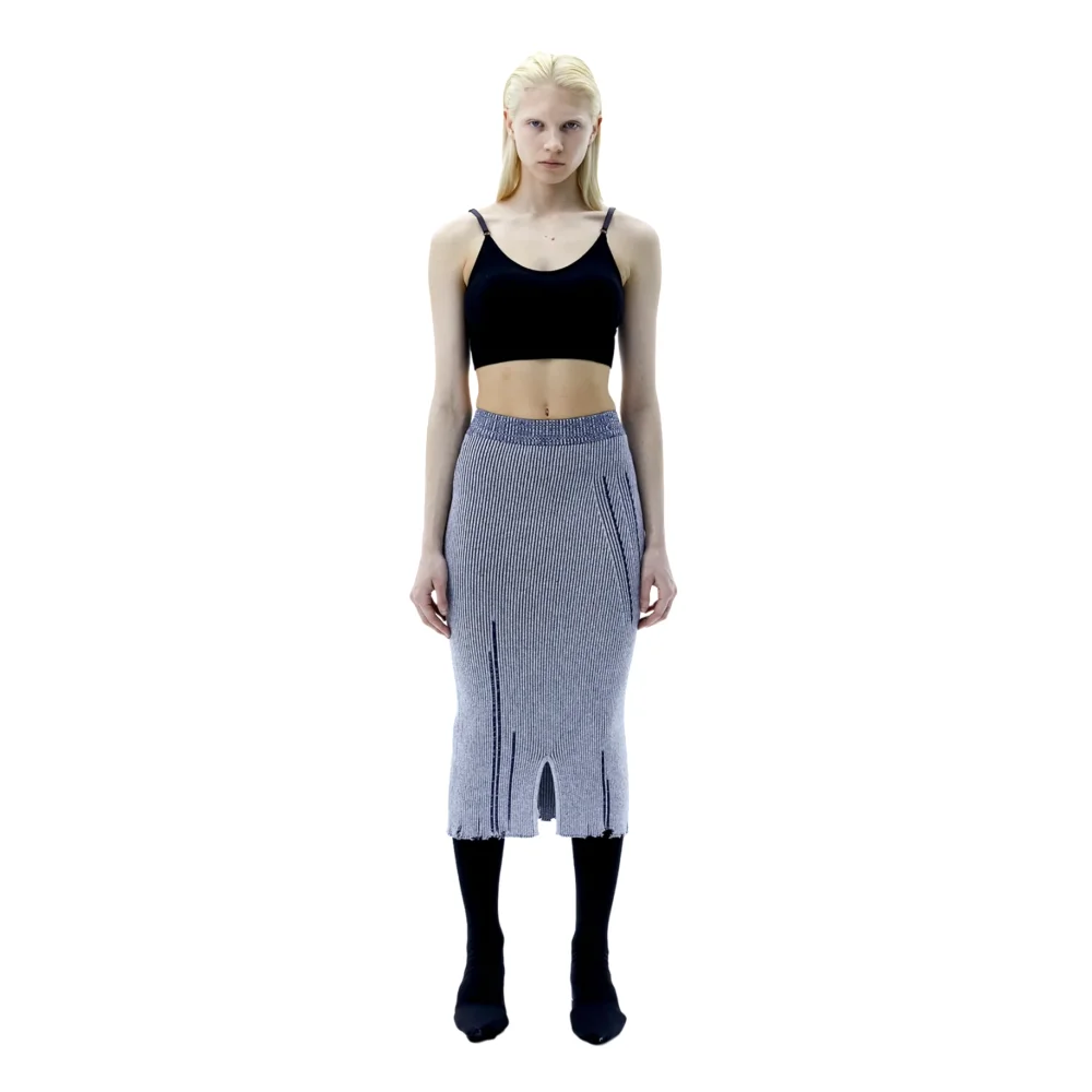(Ariella) Wounded Skirt — Eclipse Blue