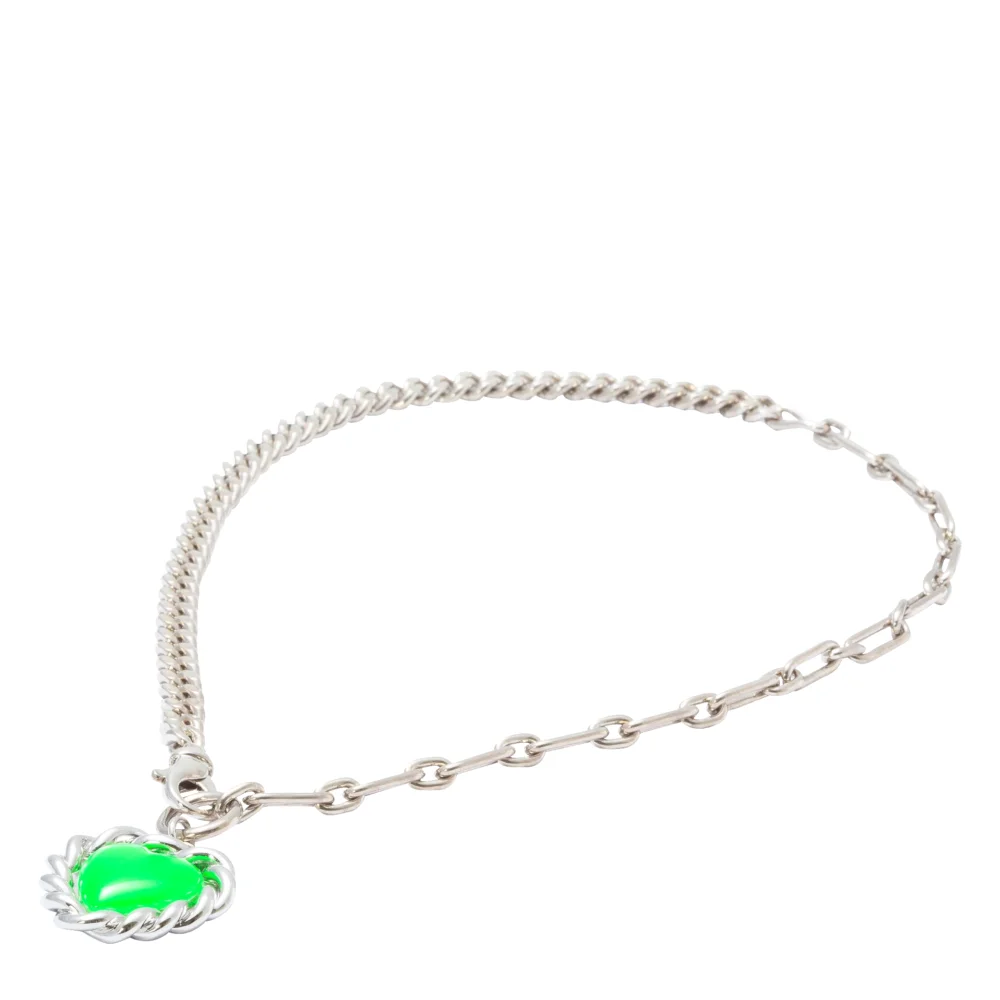 Limelight Neon Green Necklace - 4
