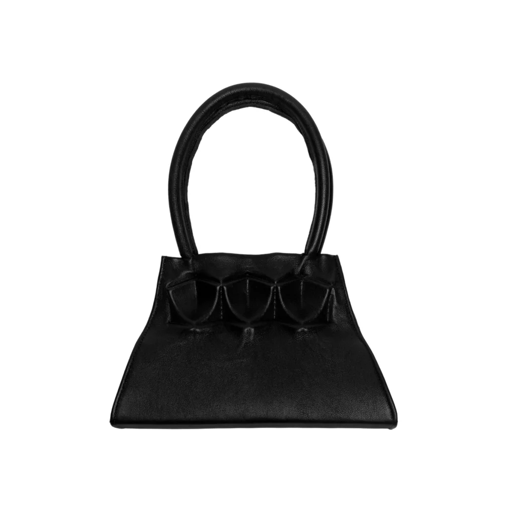 Sharp Structured Bag — Black (Made-To-Order)
