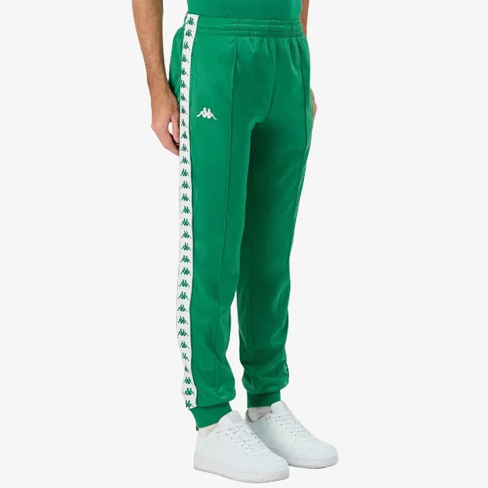 222 Banda Rastoria Slim Pants - Green Tee White