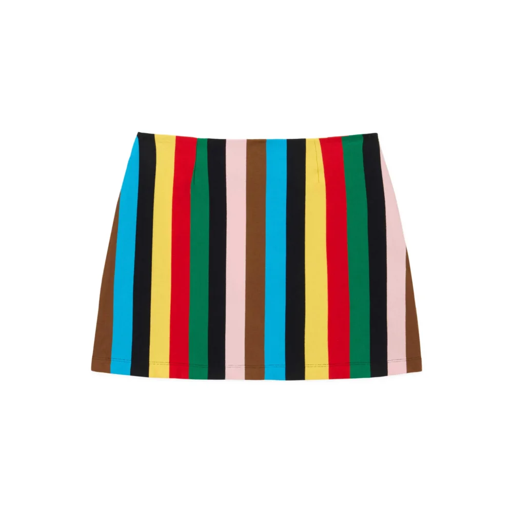 Women's Cotton Croquet Stripe Rugby Skirt Croquet
