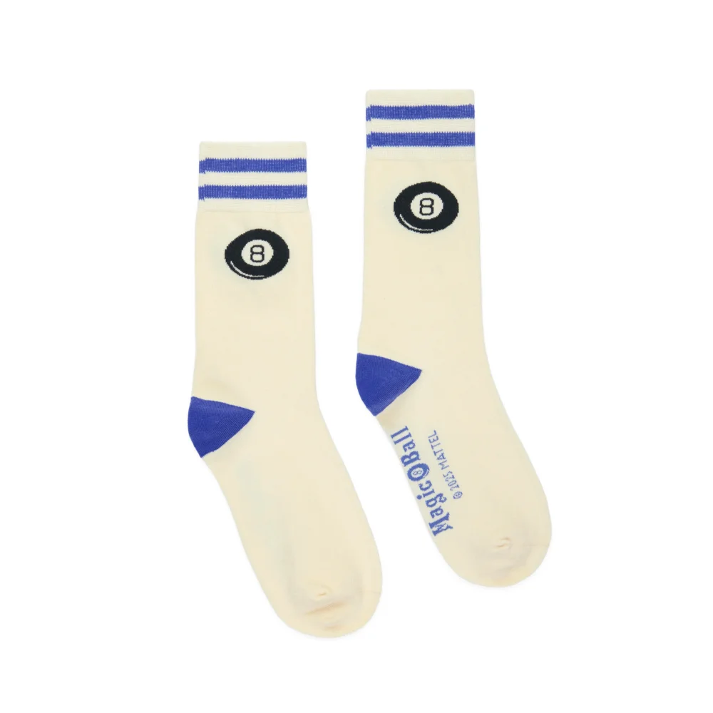 Magic 8™ Icon Socks Cream