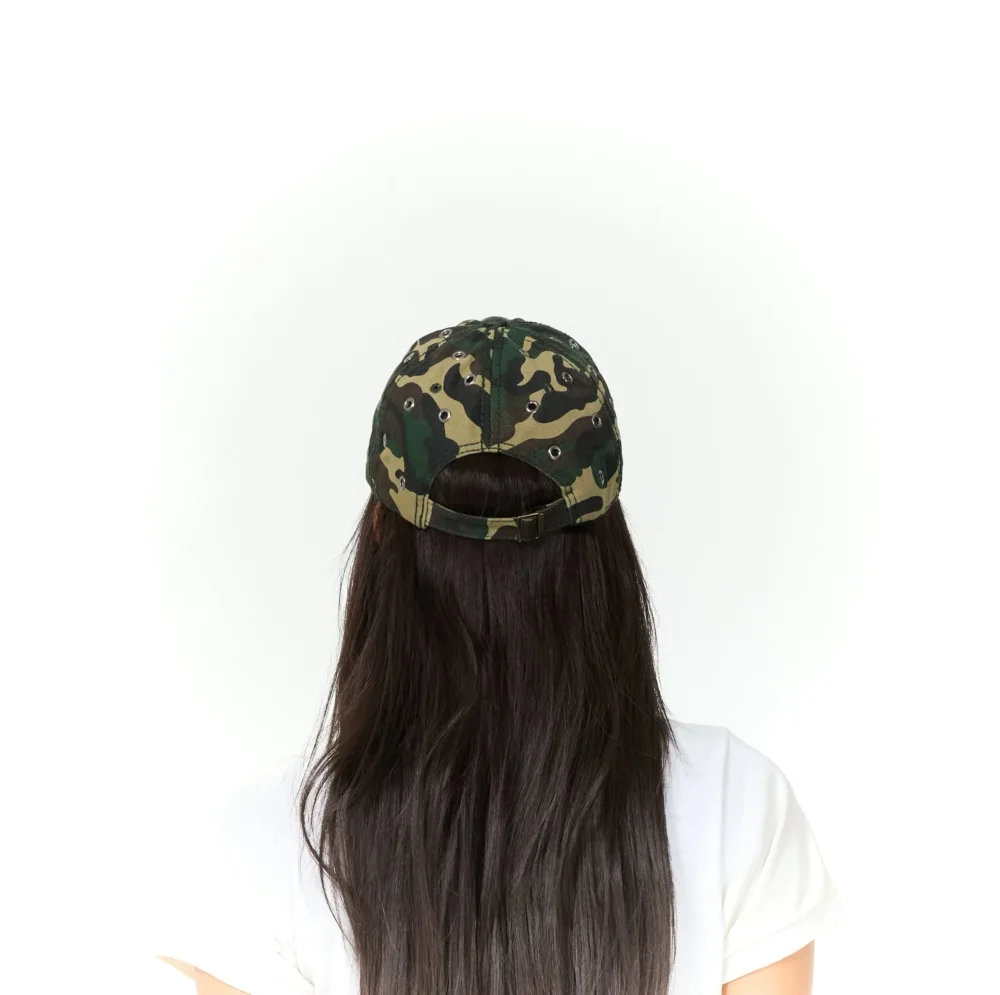 METAL STABBED THRASHED CAP - 5