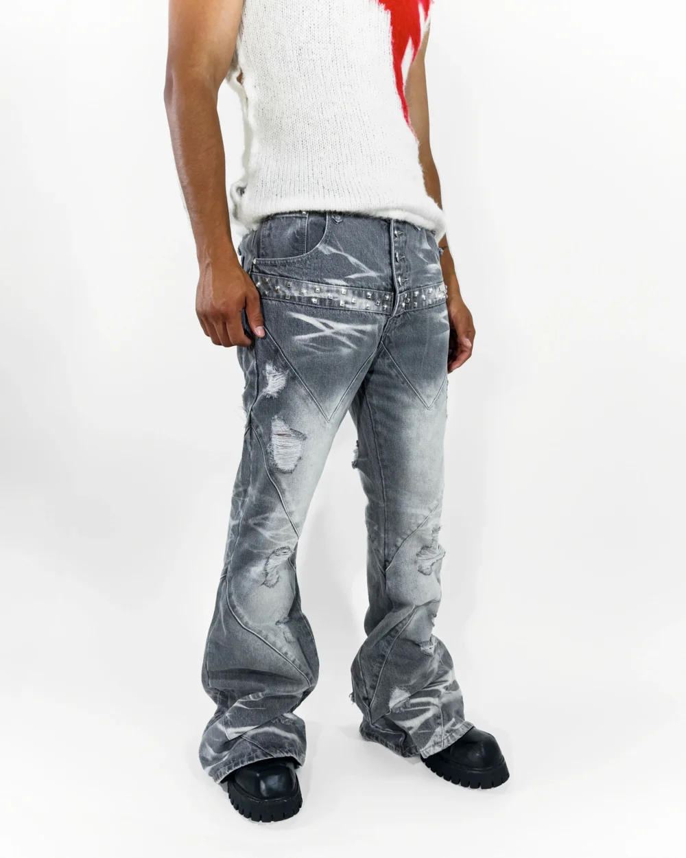 'Hellstitch Denim' Jeans - 4