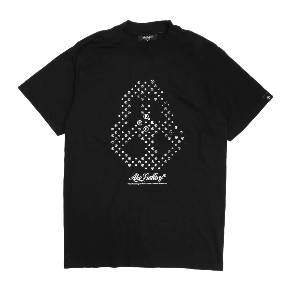 OriginalFani®design/Aki's Gallery "Peace" Pattern T-Shirt (Black)