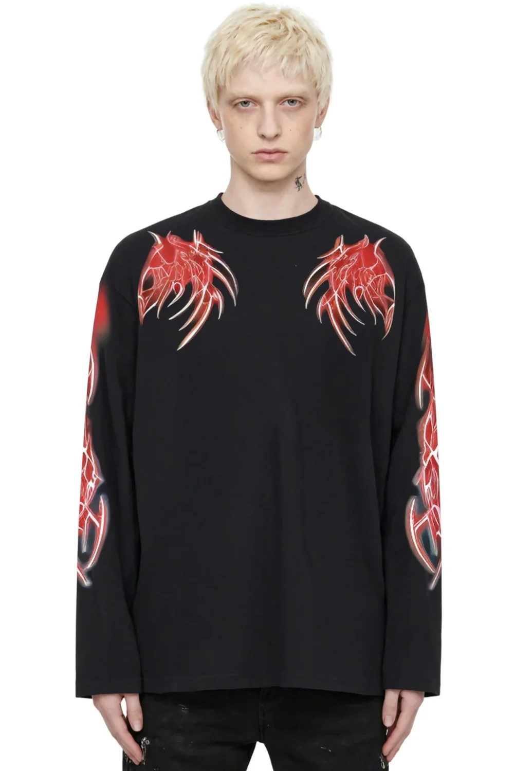 Dolor x Fancy Crotch Ash Seraph Longsleeve - 3