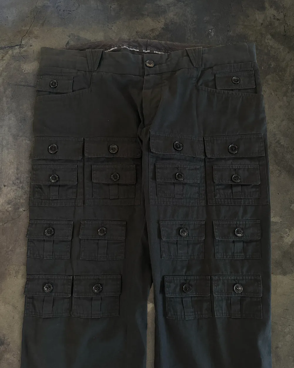 DOLCE GABBANA SS2008 RUNWAY MULTI POCKET CARGO - 3