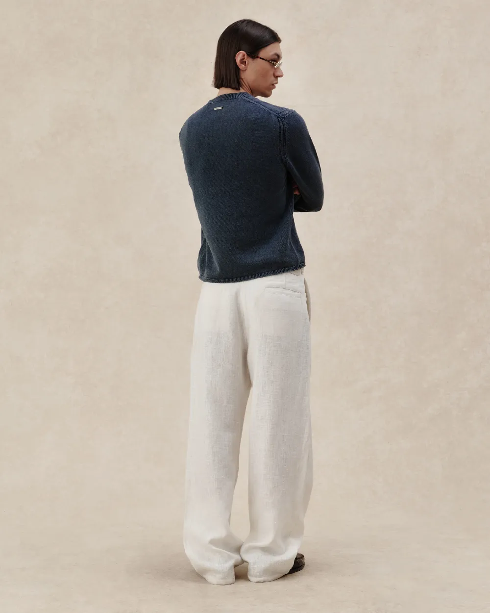 545 Linen Washed Sweater - 4