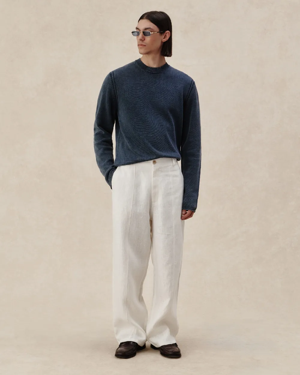 545 Linen Washed Sweater - 3