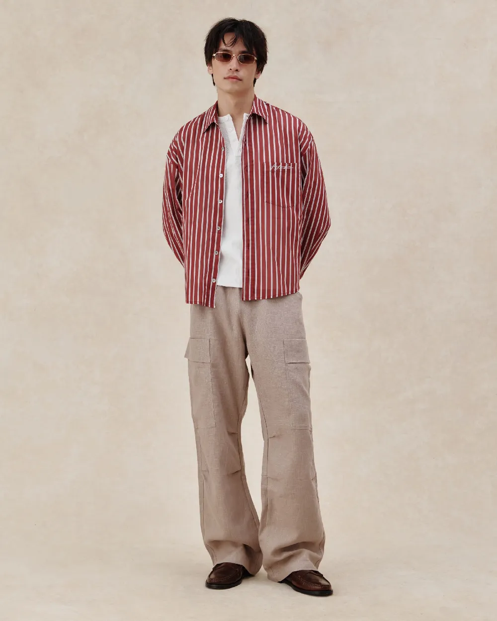 545 Ultralight Oversized Striped Shirt - 2