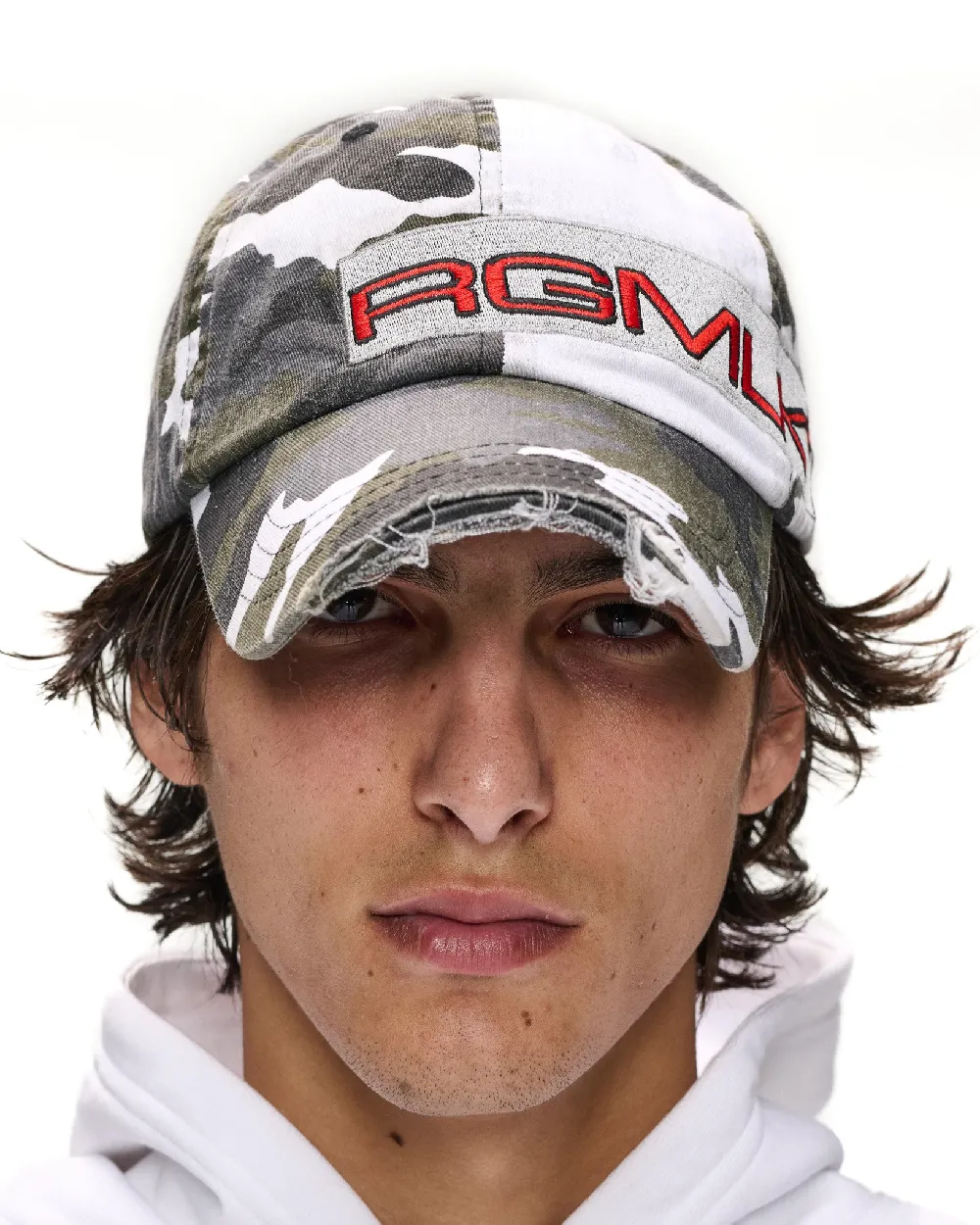 WHITE CAMO CAP