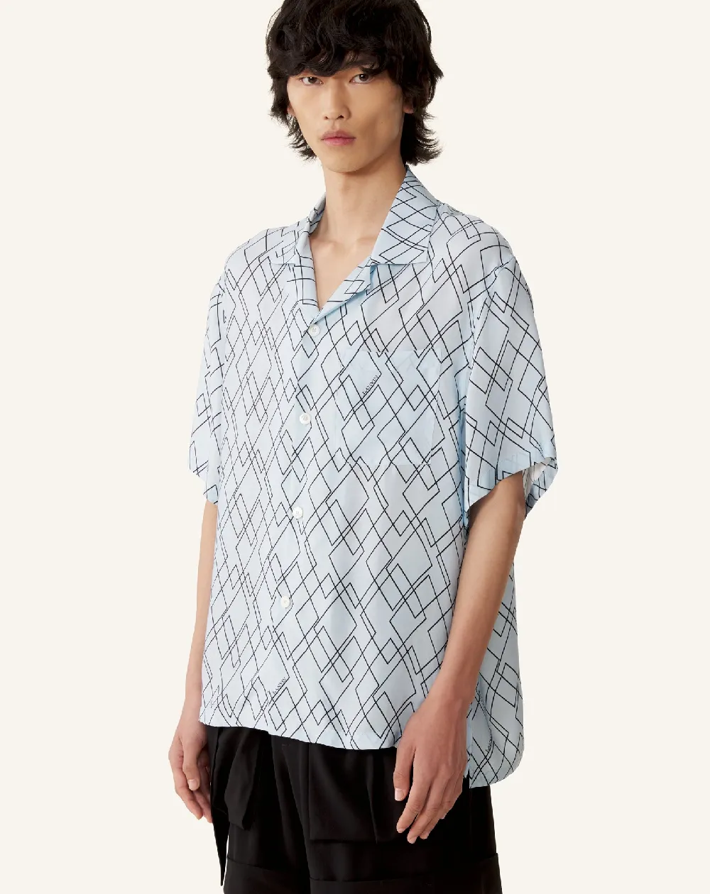 PRINTED FLOWY SHIRT - 3