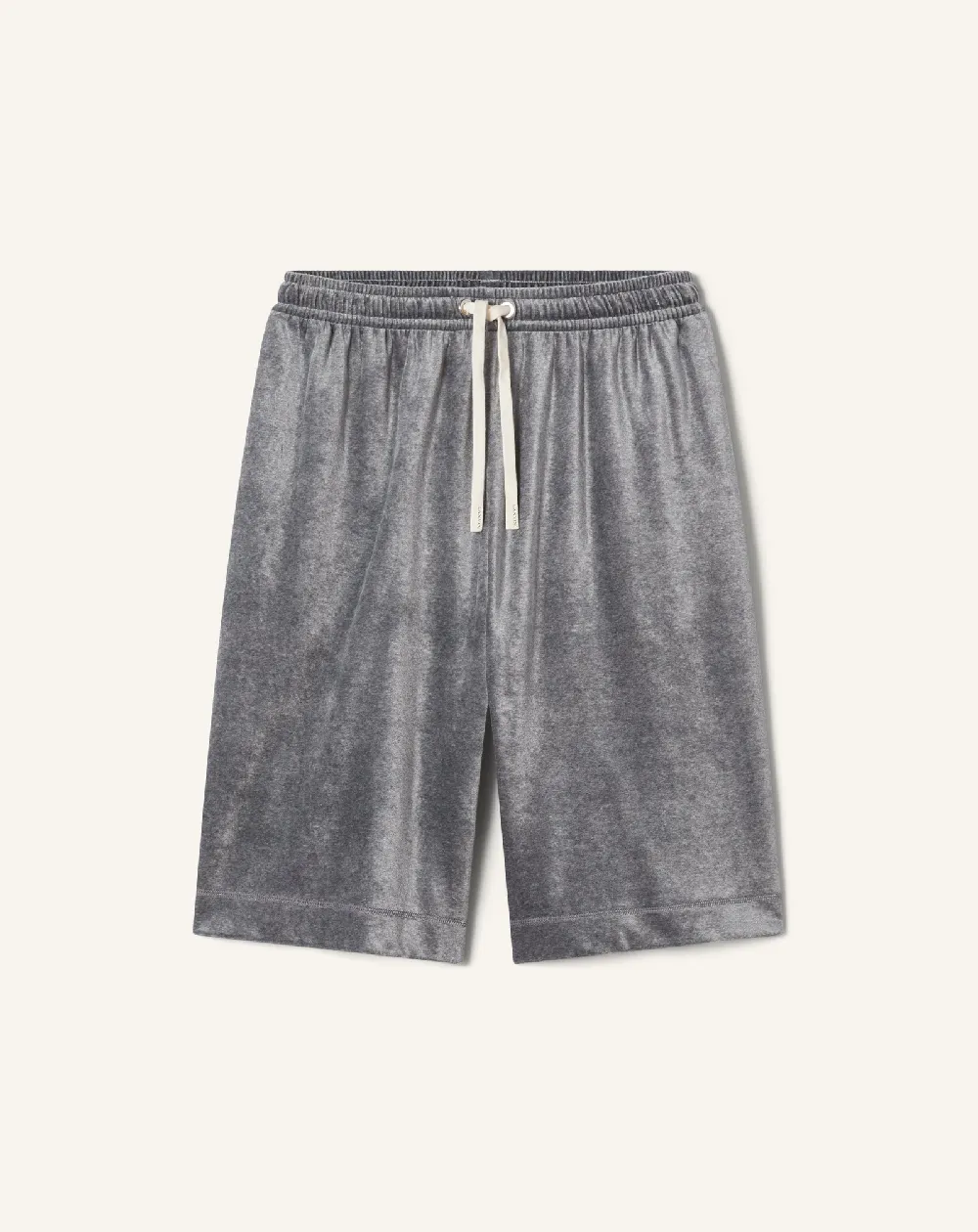 VELVET BERMUDA SHORTS