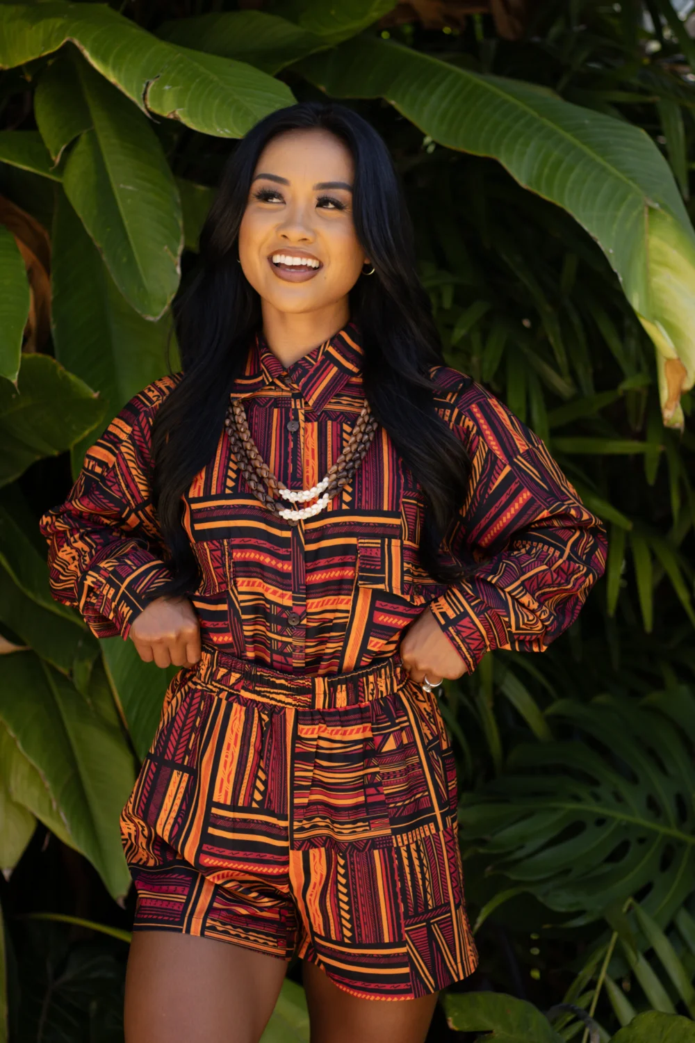 Pasifika High Waisted Shorts