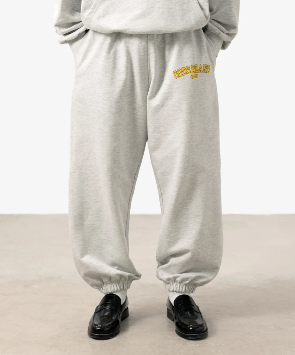 Godsbrand Joggers Grey Melange