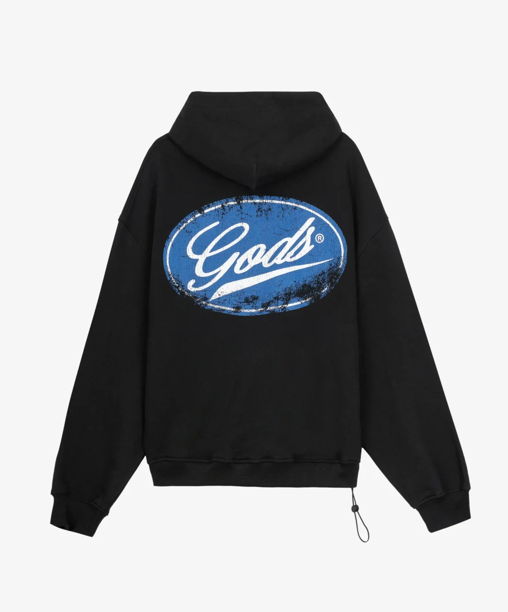 Spark Cropped Hoodie Black