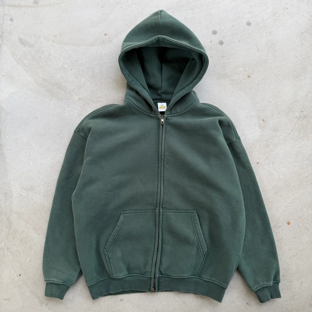 Pine Green Zip Up