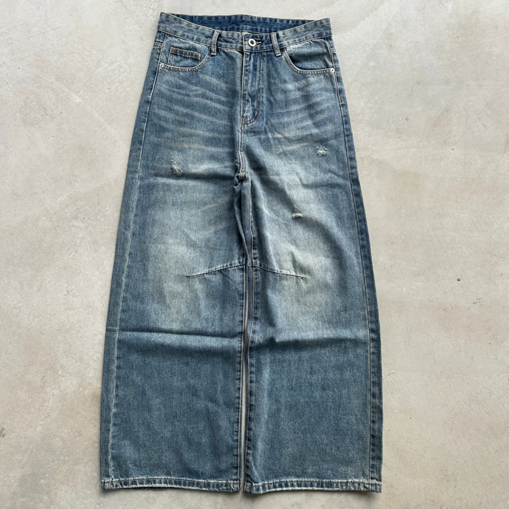 Blue Distressed Denim