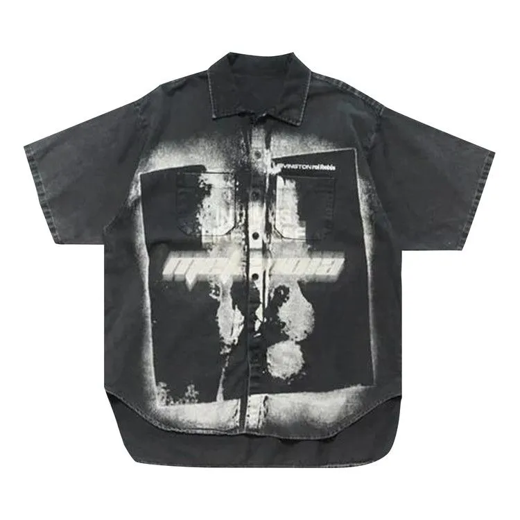 RIVINGTON roi Rebis In Times Like These Working Man Shirt 'Black'