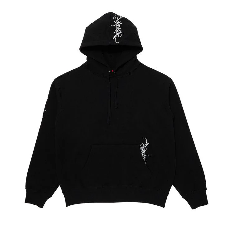 Supreme Tag Hooded Sweatshirt 'Black'
