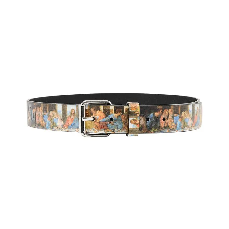 Supreme Last Supper Leather Belt 'Multicolor'
