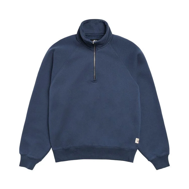 Stussy Relaxed Half Zip 'Navy'