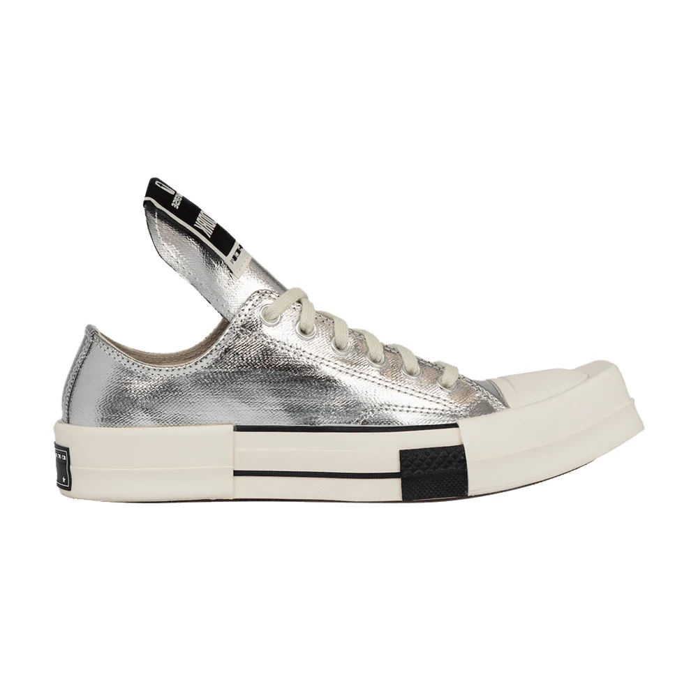 Converse x Rick Owens DRKSHDW TURBODRK Low 'Silver Lacquer'