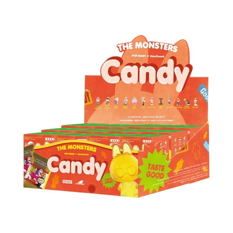 Pop Mart THE MONSTERS Labubu Candy Series Figure Sealed Case 'Mystery' (12 Blind Boxes)