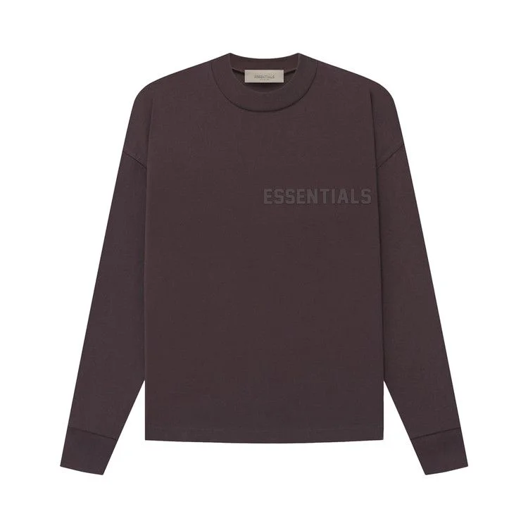 Fear of God Essentials Long-Sleeve Tee 'Plum'