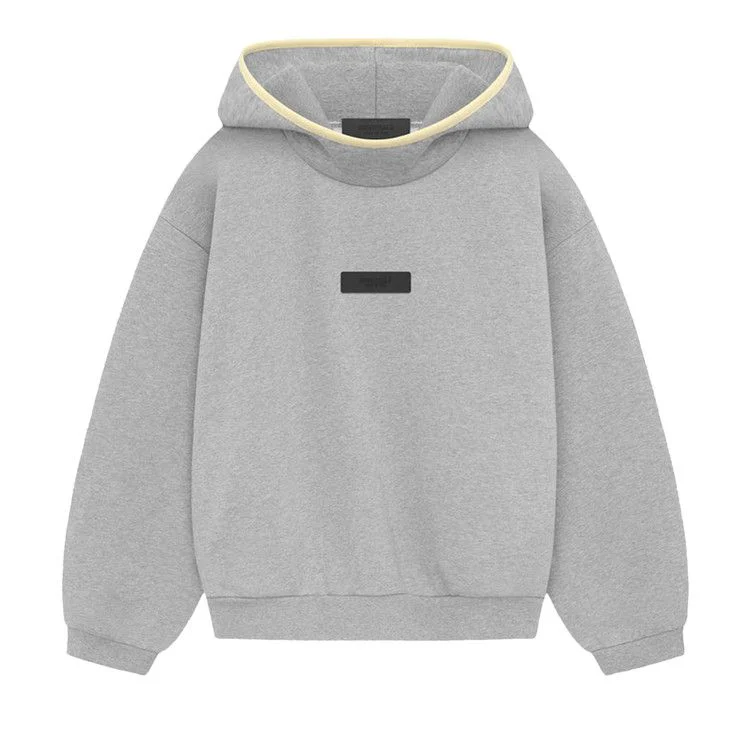 Fear of God Essentials Kids Hoodie 'Light Heather Grey'
