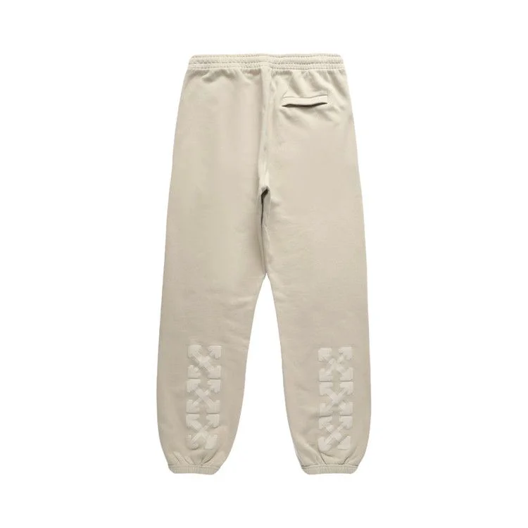 Off-White Rubber Arroslim Sweatpant 'Abbey Stone' - 2