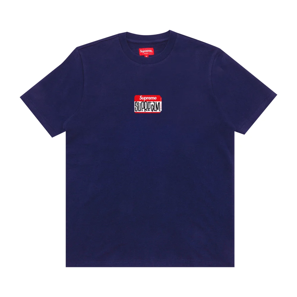 Supreme Gonz Nametag Short-Sleeve Top 'Washed Navy'