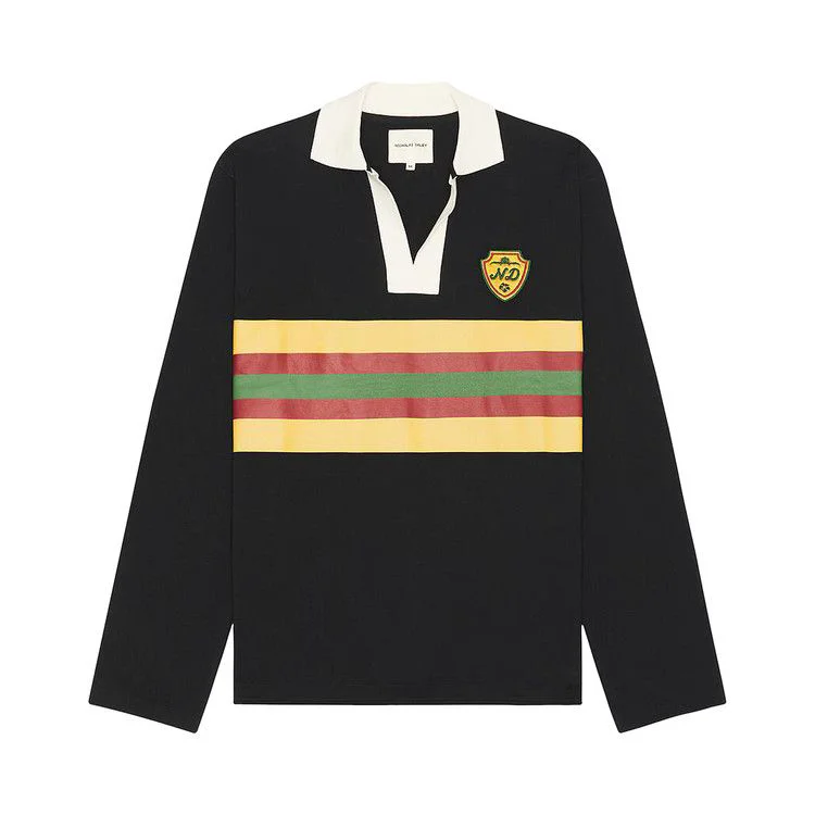 Nicholas Daley Striped Rugby 'Black'