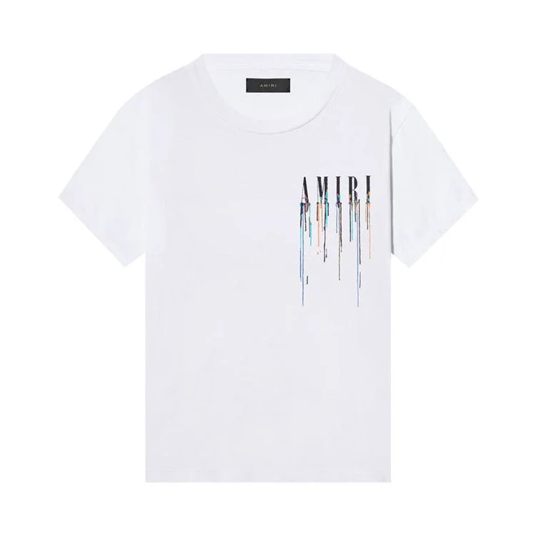 Amiri Paint Drip Core Logo Tee 'White'