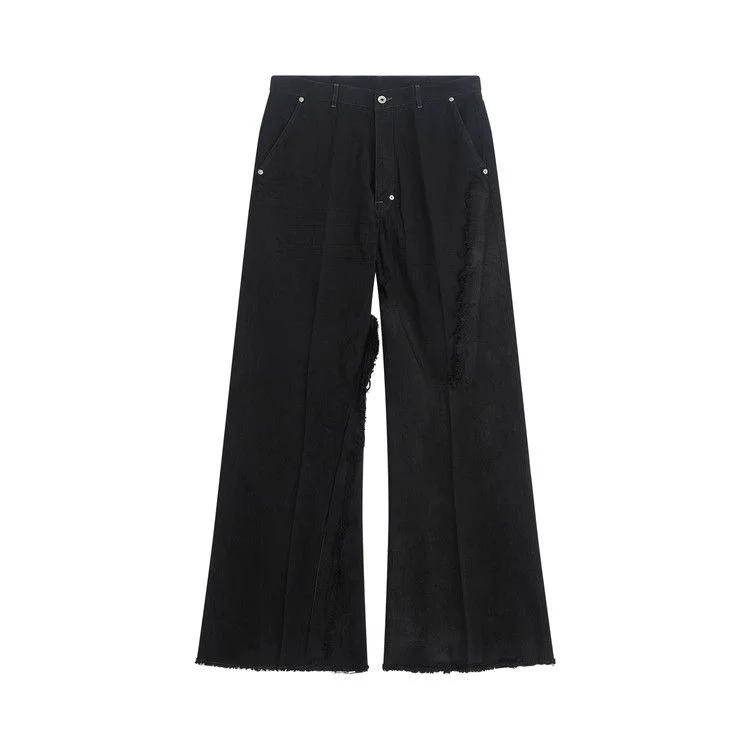 Rick Owens Denim Joris Trousers 'Black'
