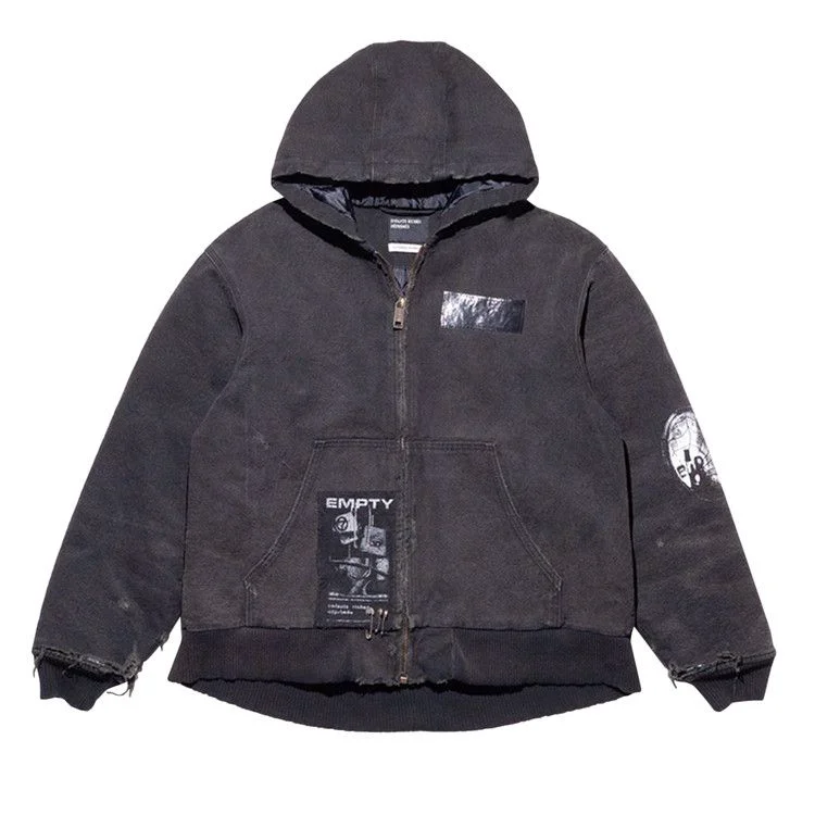 Enfants Riches Déprimés War Started Hooded Work Jacket 'Crust Black'