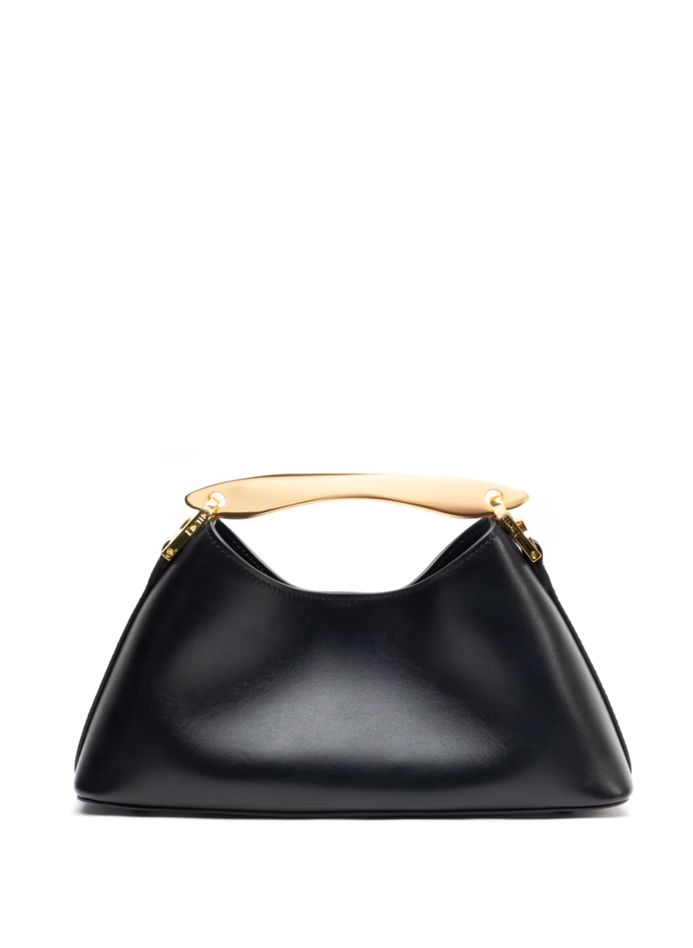 Mini Boomerang Leather Black - Gold