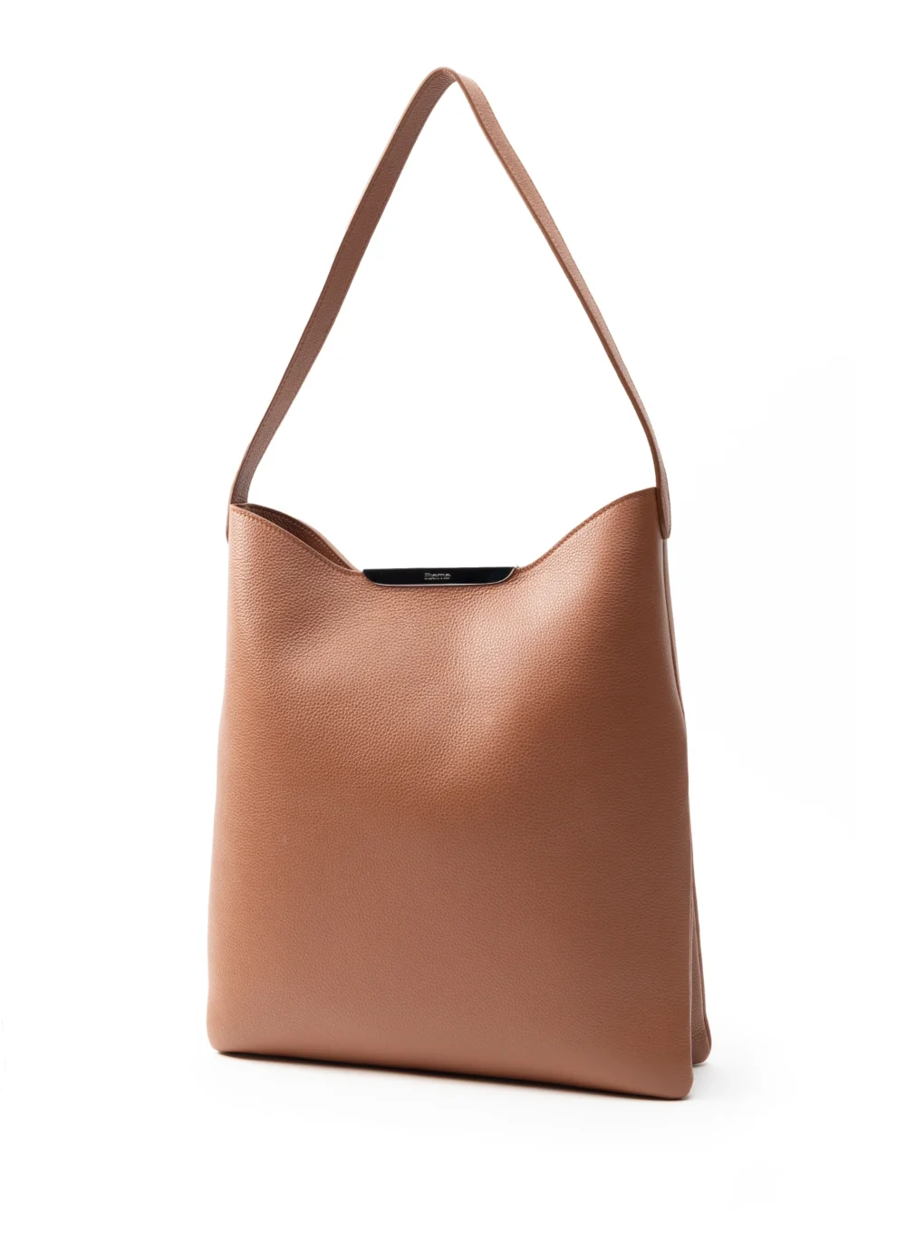Gemini Pebbled Leather Cognac - Silver - 2