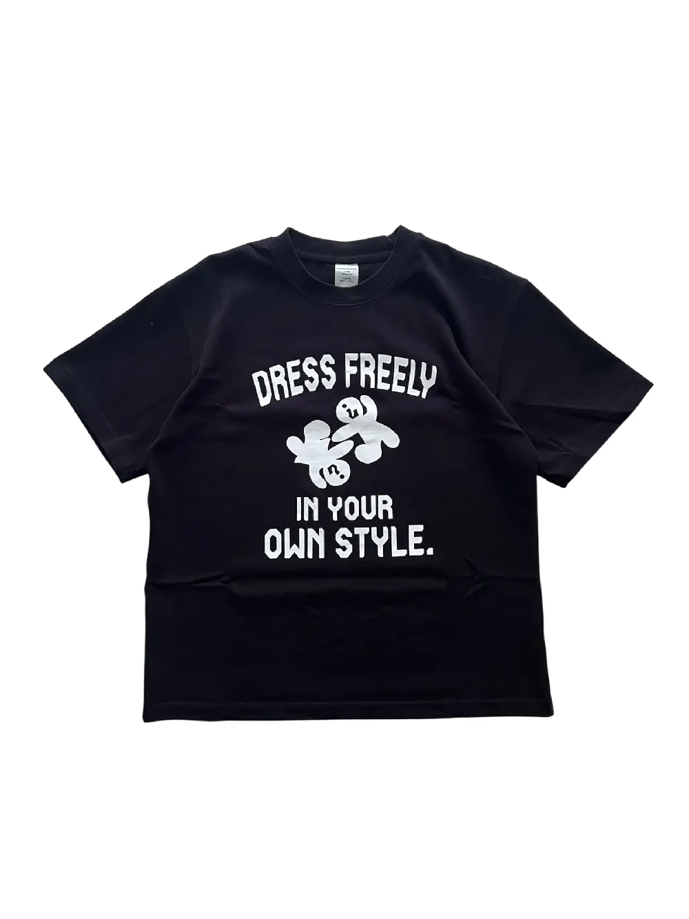 T-SHIRT SLOGAN NOIRE