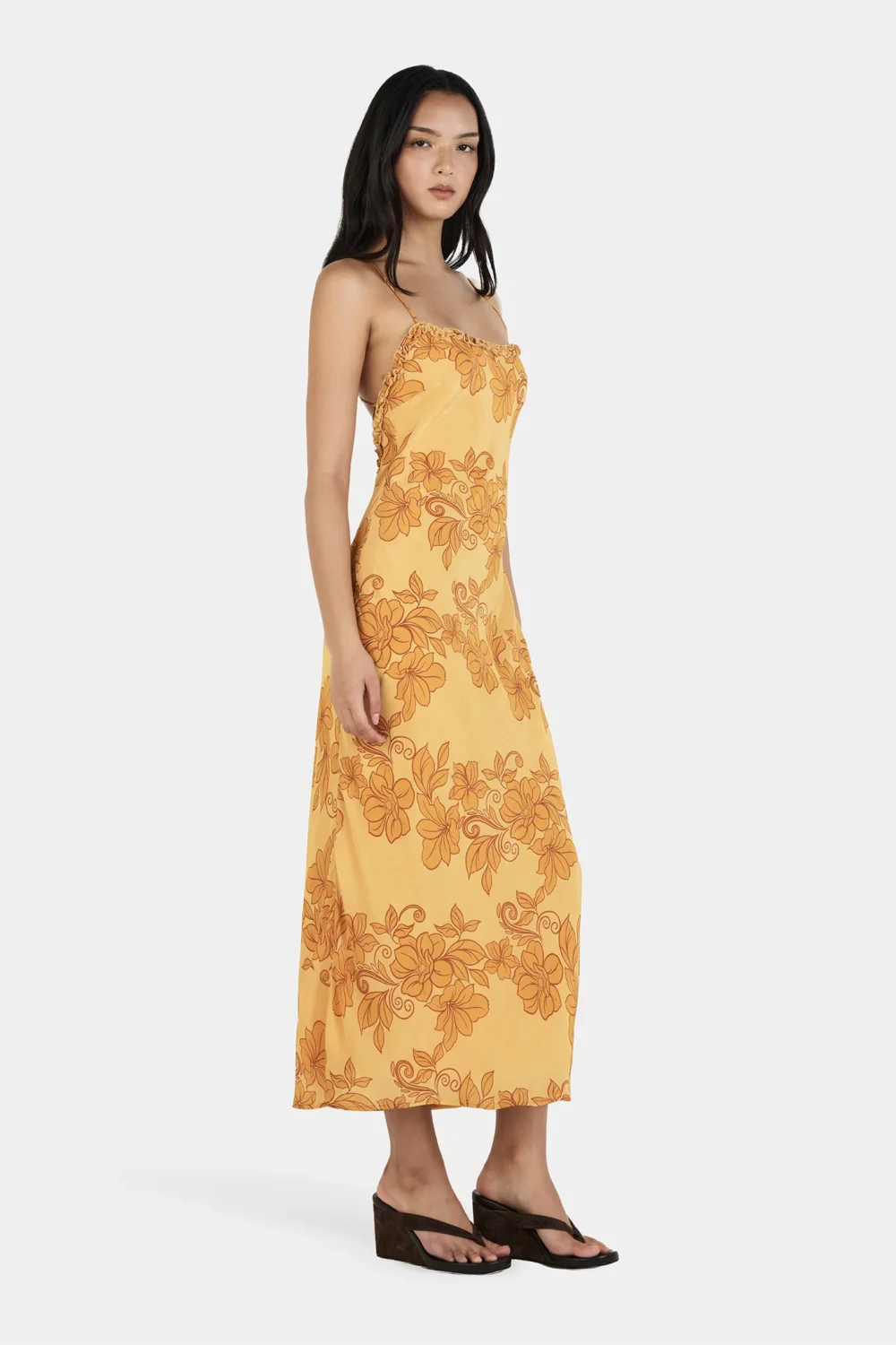 Samantha Midi Dress Rolling Waves Mango - 3