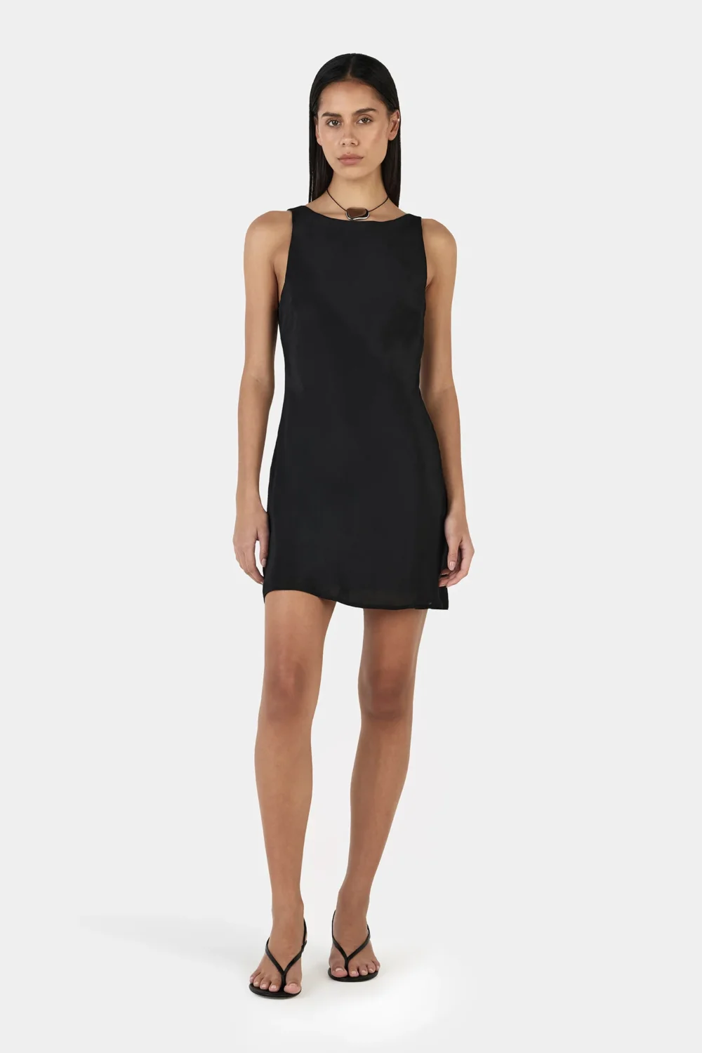 Tori Mini Dress Black - 5