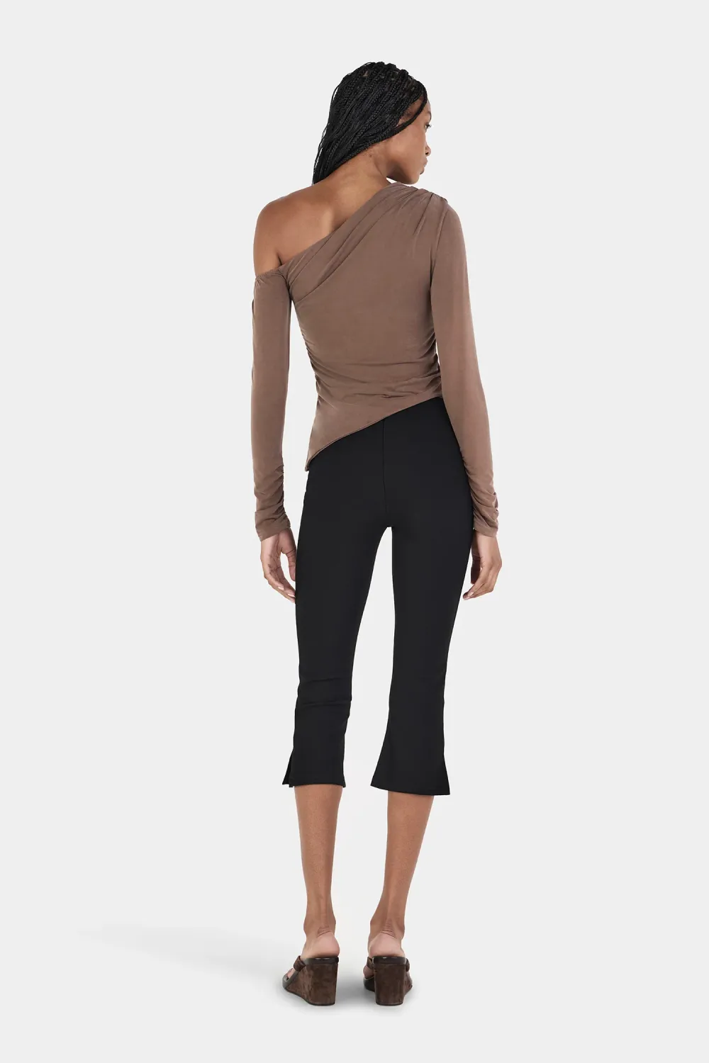 Pearla Long Sleeve Top Chocolate - 2