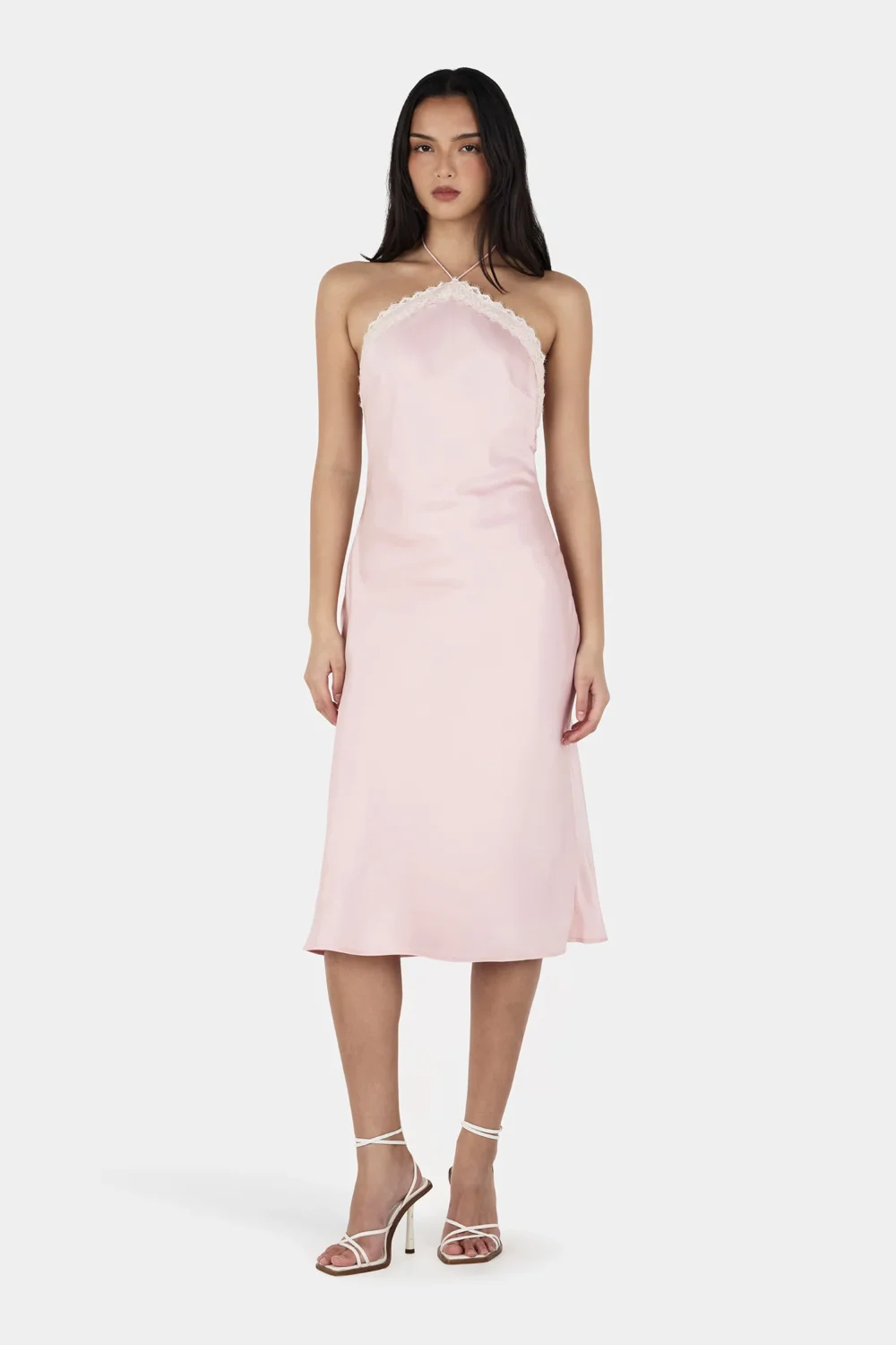 Fiorella Midi Dress Rose