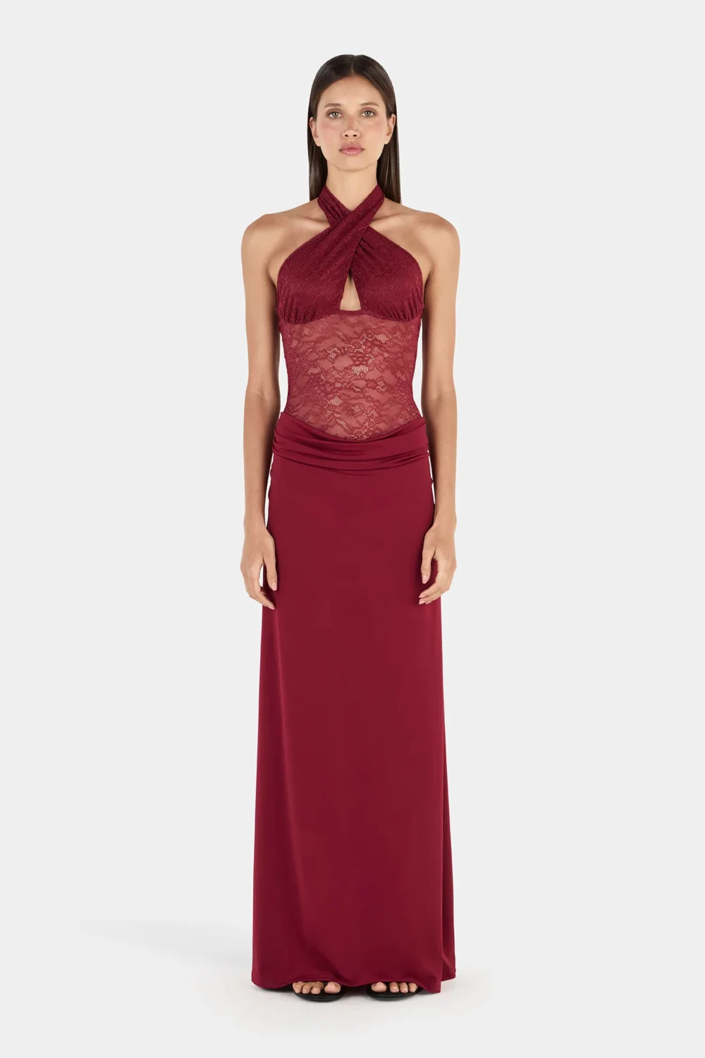 Sylvannah Maxi Dress Plum