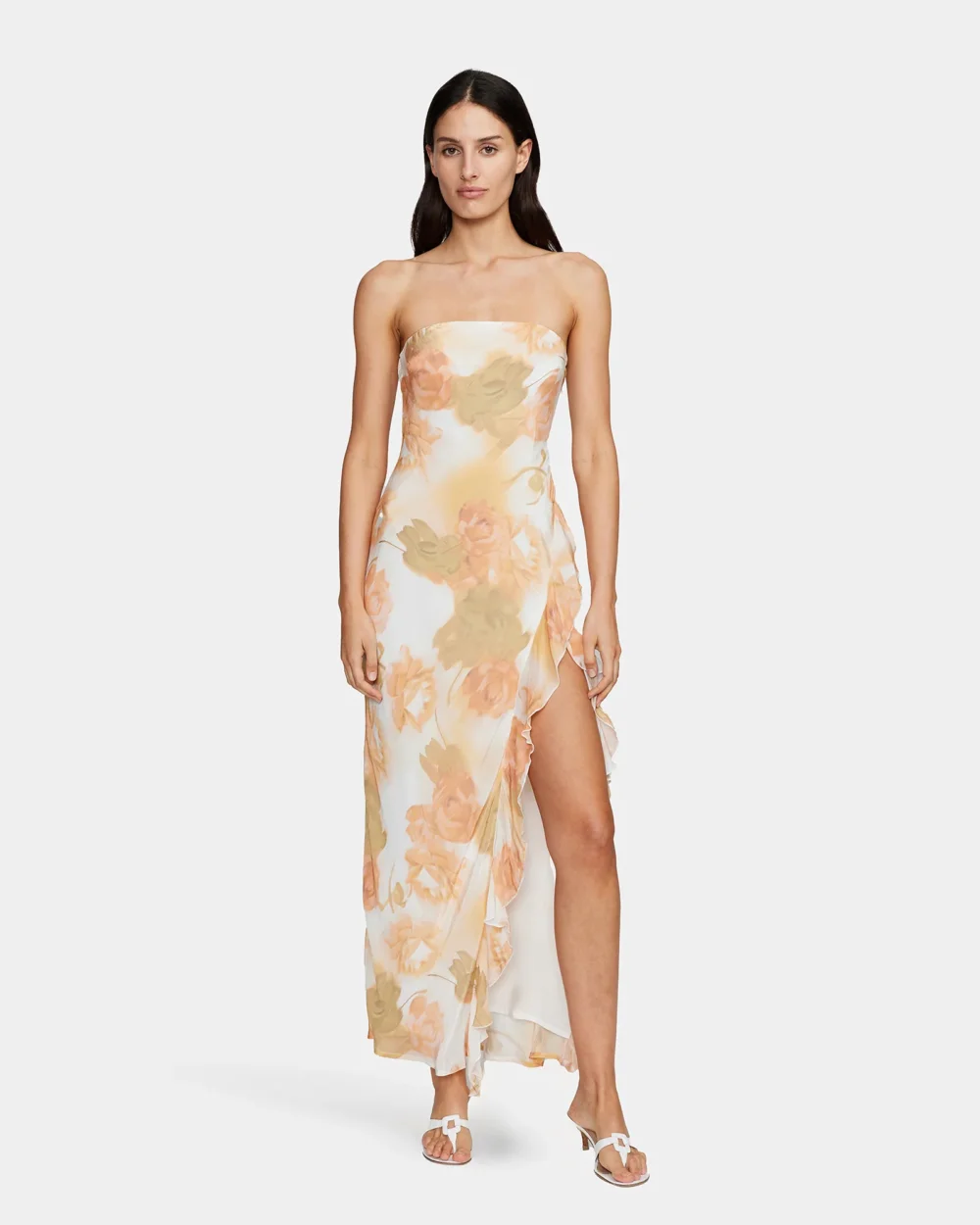 Calista Maxi Dress Peachy Garden